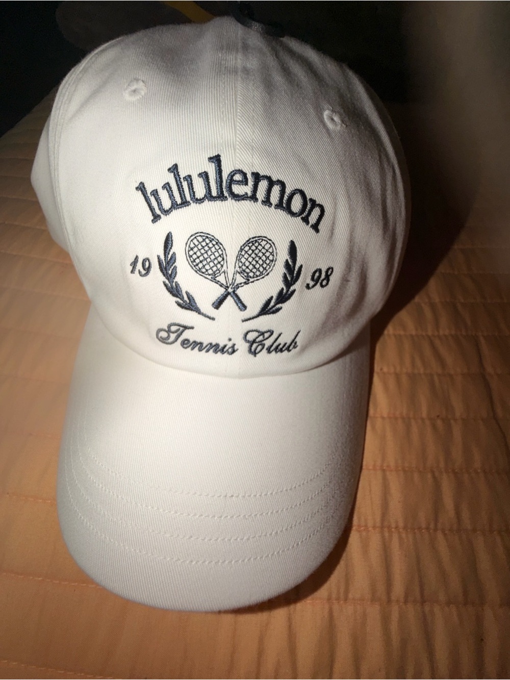 lululemon athletica White Tennis Club Embroidered Baseball Cap